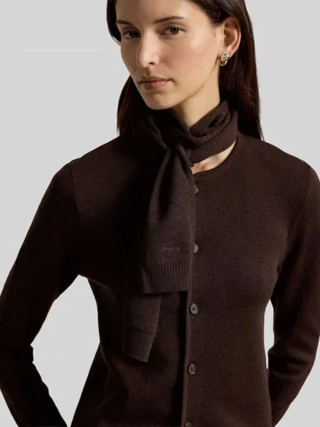 Kardigan rozpinany o kroju regular fit z czystej wełny Polo Ralph Lauren