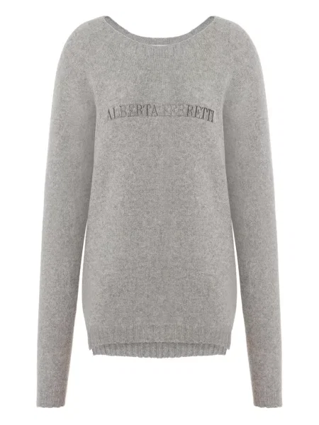 Pulover Alberta Ferretti gri