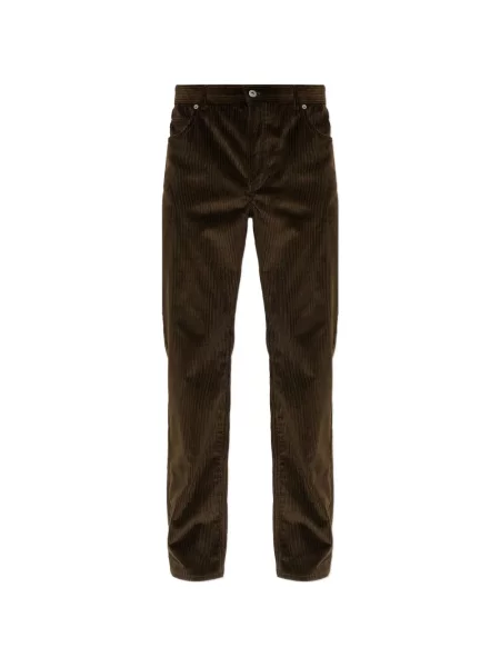 Pantaloni Loewe de catifea cord maro