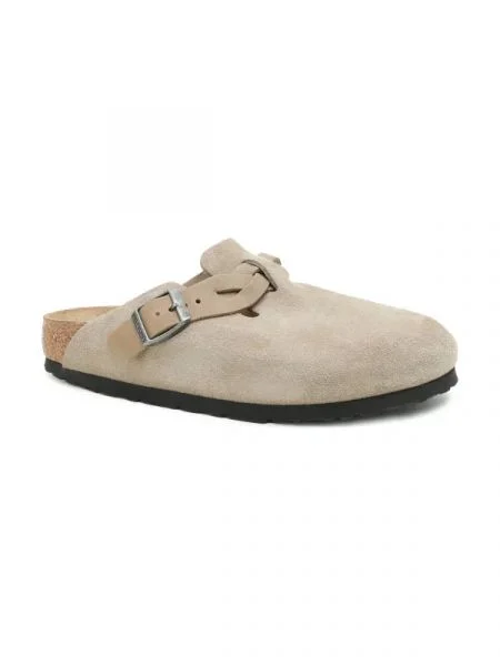 Birkenstock Bőr papucs Boston