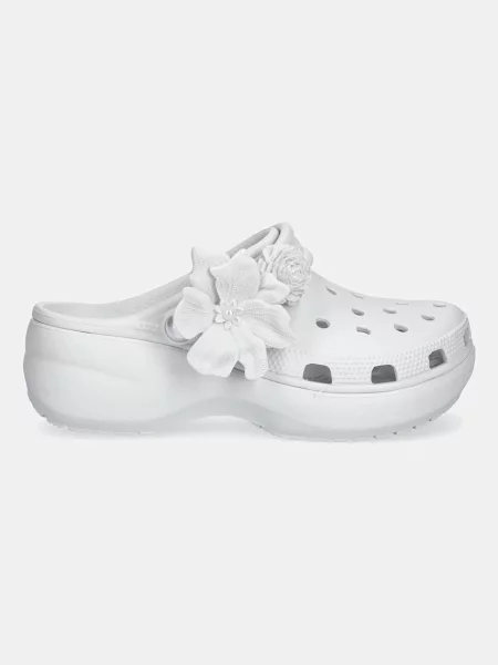 Crocs papuci Classic Platform Bouquet Clog