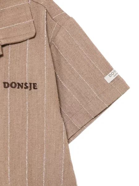 Dětska košile Donsje hnědá