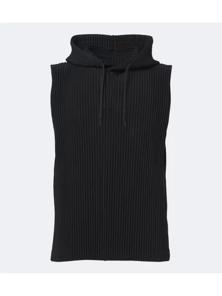 Cămașă Homme Plisse Issey Miyake cu glugă negru