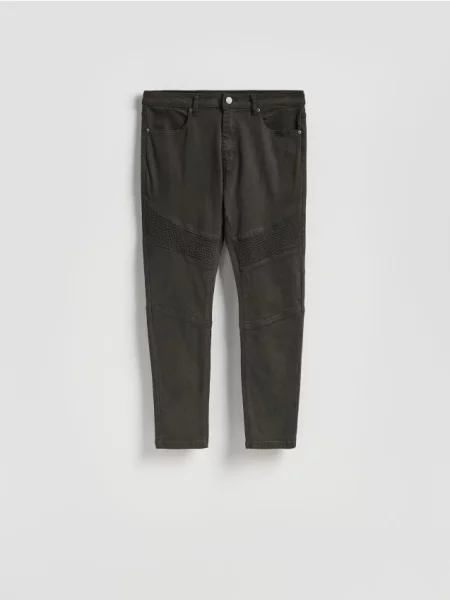 Reserved Pantaloni skinny din majoritar gri-închis gri