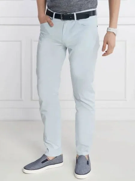 BOSS BLACK Pantaloni chino negru
