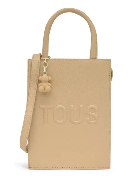 TOUS Geantă MINI BOLSO POP TOUS BRENDA bej