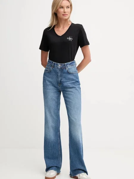 Calvin Klein Jeans kratka majica paket 2 kosov črna
