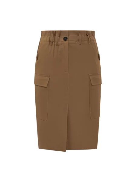 Spódnica Iro wełniana brązowa