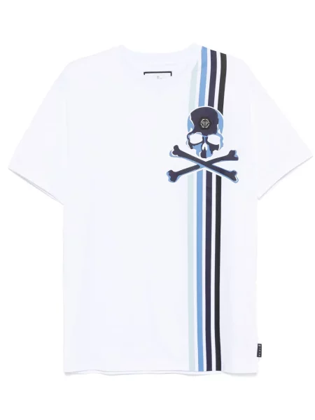 Tricou Philipp Plein alb