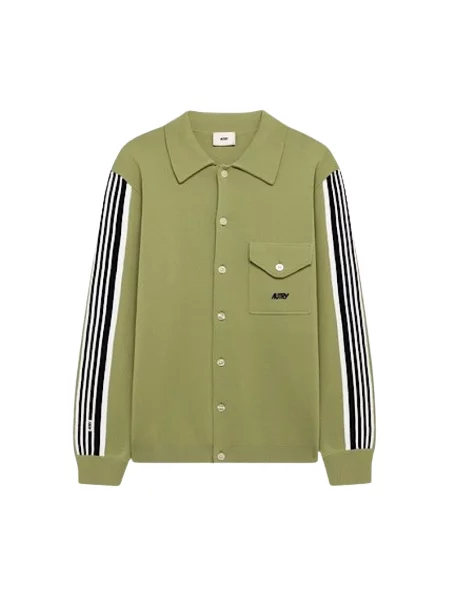 Dzianinowy sweter Autry zielony