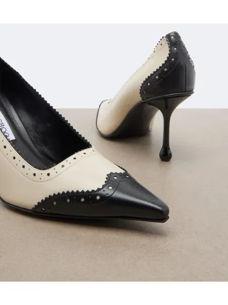 Pantofi cu toc Jimmy Choo din piele negru