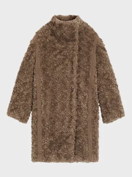 Шуба Boss коричнева