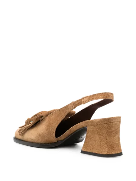 Pantofi cu toc Etro slingback maro