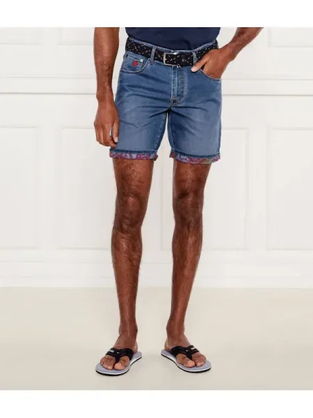 Vilebrequin De blugi pantaloni scurți CRAB albastru