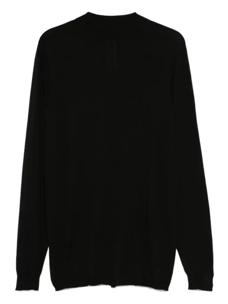 Tricou Rick Owens de lână lung negru