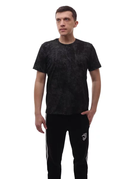 Футболка STREAM віскоза/поліестер чорний