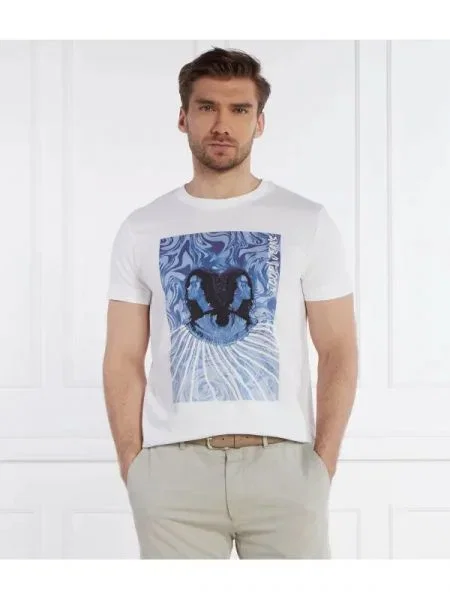 Joop! Jeans Tricou Deano alb