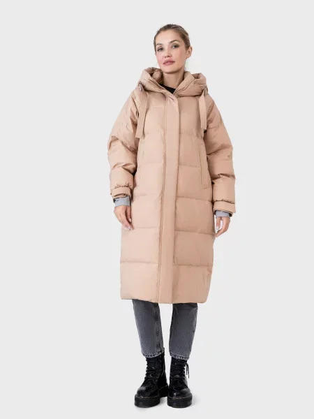 Зимова куртка AVECS світло-коричневий коричнева