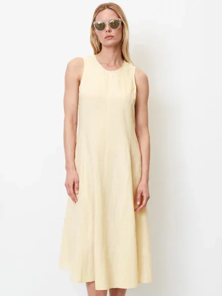 Marc O’Polo Сукня міді Без підкладки бежевий