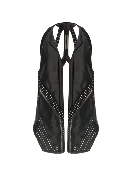 Vestă Rick Owens din piele negru