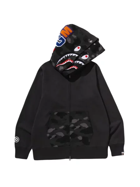 Kapucnis melegítő felső A Bathing Ape® fekete