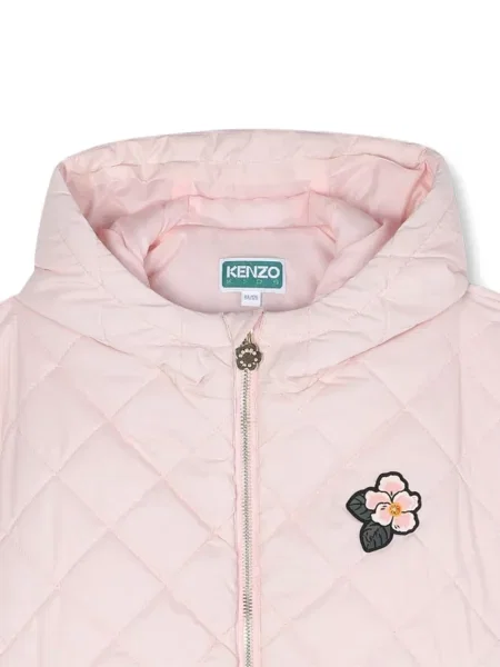 Kurtka dziecięca Kenzo różowa