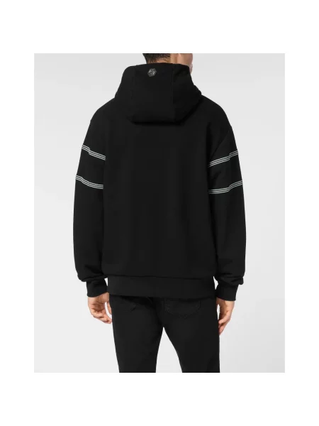 Bluza z kapturem Philipp Plein z kapturem czarna