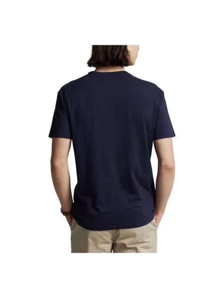 Polo Ralph Lauren T-Shirt Bsr Granatowy Custom niebieska