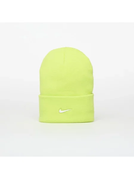 Зимова шапка Nike Peak Swoosh Beanie cyber/white біла