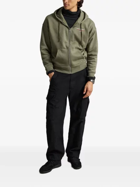 Șosete Polo Ralph Lauren cu model herringbone cu broderie plasă albastru