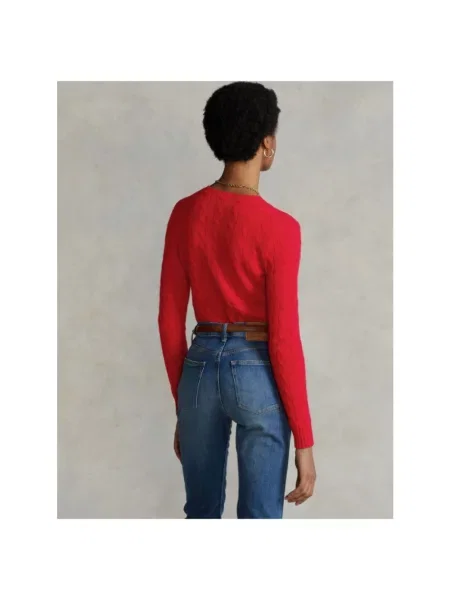 Sweter Polo Ralph Lauren z kaszmiru czerwony