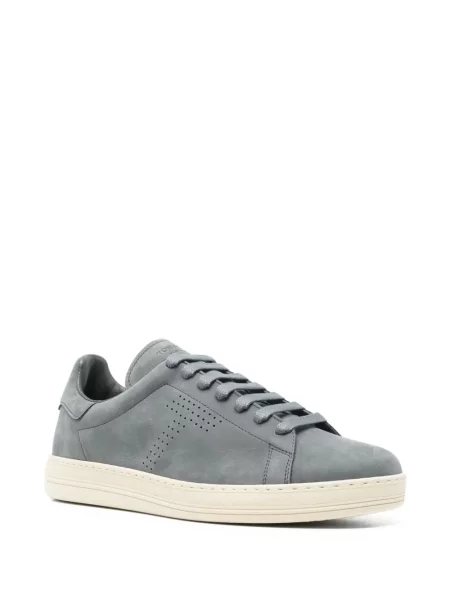 Sneakersy Tom Ford zamszowe niebieskie