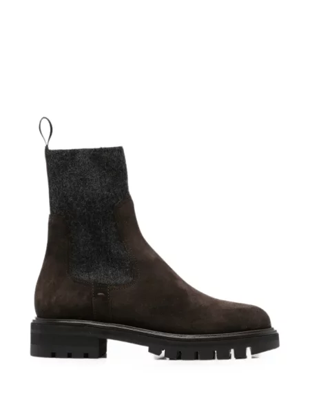 Botine Henderson Baracco din piele de căprioară maro