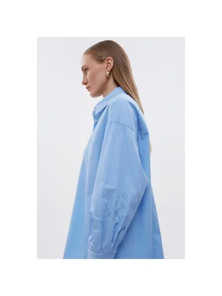 Сорочка з вишивкою Estro блакитна