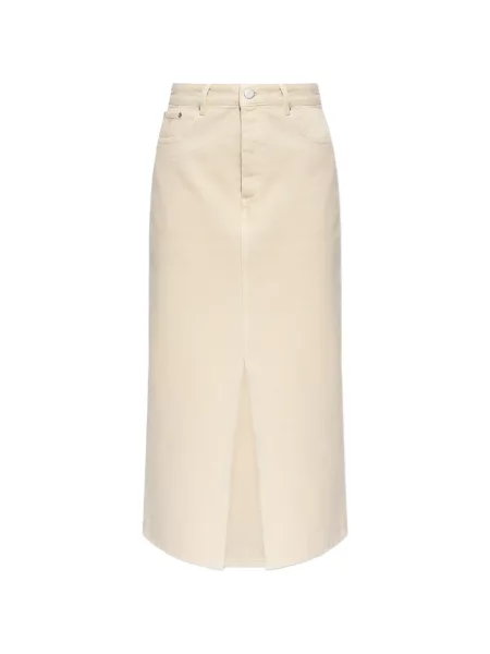Fustă midi By Malene Birger până la genunchi cu crăpătură