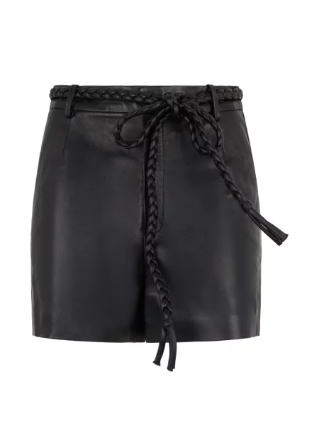 Szorty Valentino Garavani plecione czarne