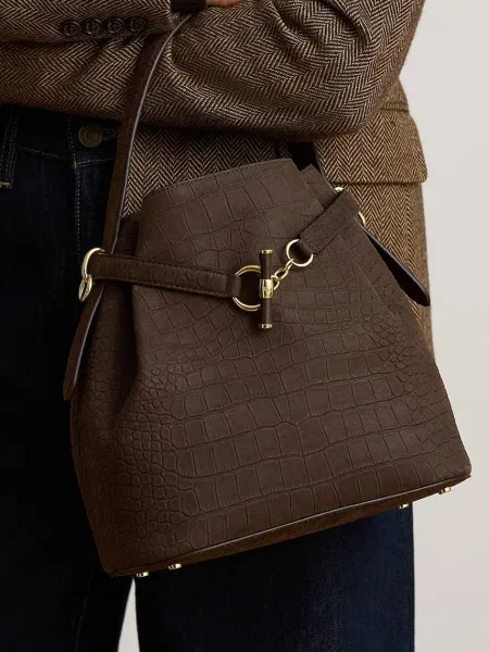 Кожаная сумка Lauren Ralph Lauren