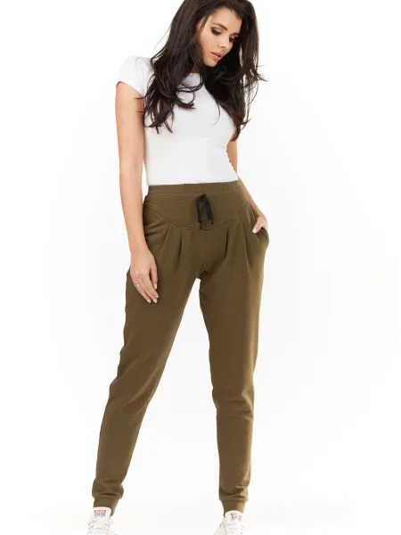 Spodnie Infinite You brązowe