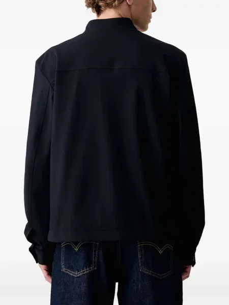 Geacă Trussardi cu broderie albastru