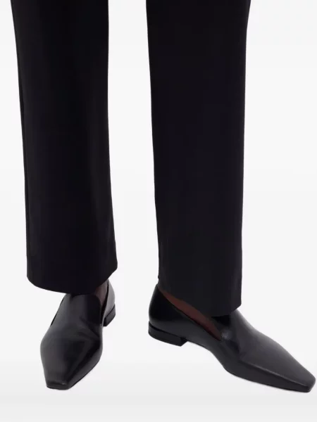 Δερμάτινα loafers Loulou De Saison μαύρο