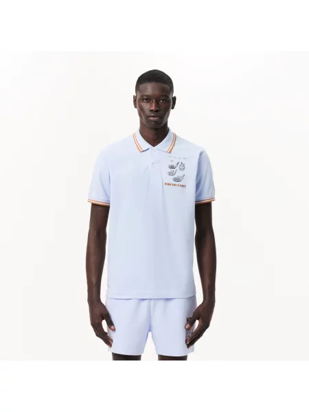 Lacoste поло чоловіче блакитне