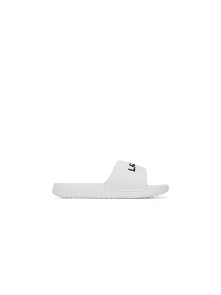Pantofle Lacoste bílé