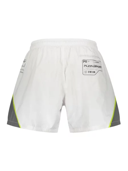 Kąpielówki Plein Sport białe