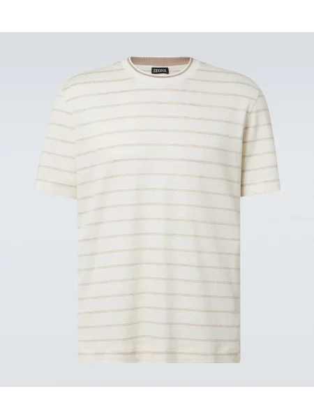 Tricou Zegna de in cu dungi