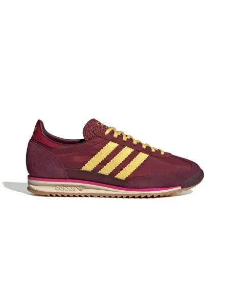 Adidas SL 72 OG W Kobiety Buty sportowe adidas Originals Burgundowy Size: 4 żółte