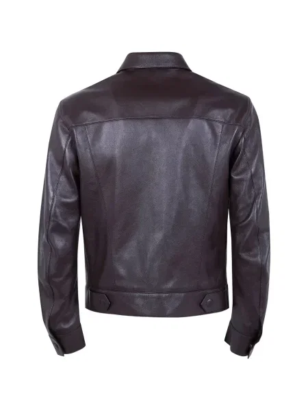 Geanta de piele Tom Ford maro