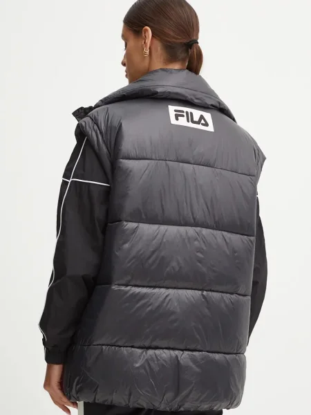 Női FILA Luzk hosszú puffer mellény fekete. Méret: XS fekete