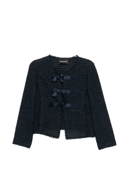 Μπουφάν Emporio Armani με φιόγκο μπλε