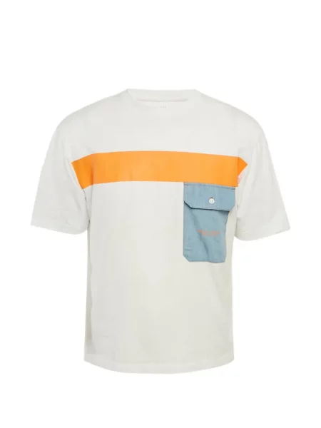 Pruhované tričko Armani Exchange bílé