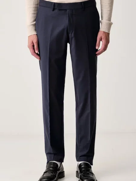 Karl Lagerfeld pantaloni de costum pentru bărbați cu lână